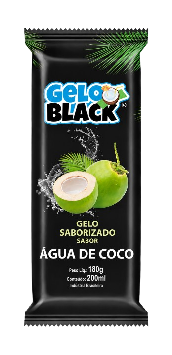 Gelo Black sabor Água de Coco